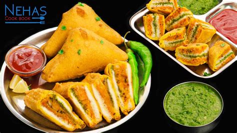 Bread pakora recipe | street style bread pakoda recipe | stuffed bread ...