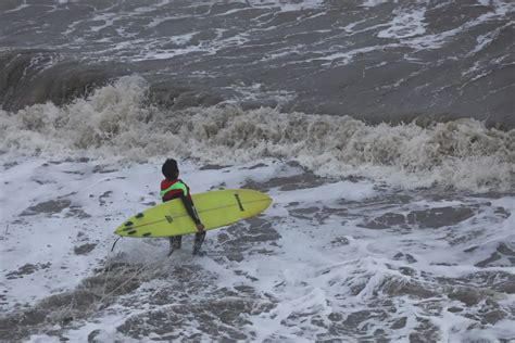 Big Waves At California's Mavericks Beach Draw Surfers, 'super Stoked ...