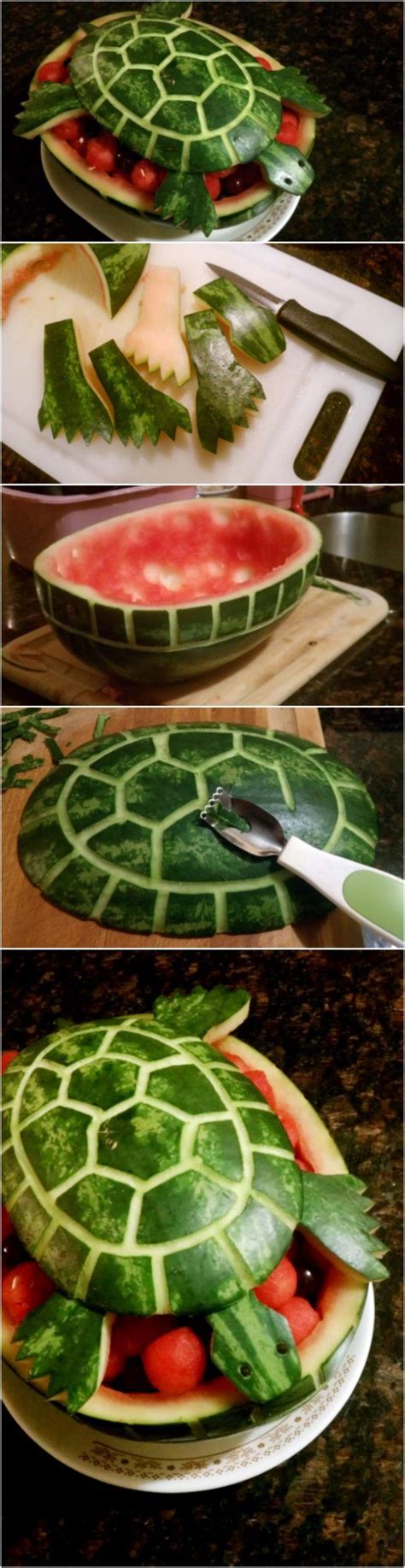 10 Watermelon Carving Ideas and Tutorials - Page 2 of 5 | Food carving, Watermelon carving ...