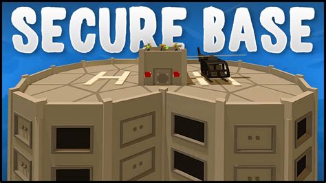 HIGHLY SECURE BASE! - Unturned Building - YouTube