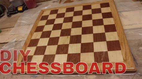 DIY CHESS BOARD - YouTube