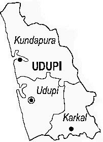 Udupi District | Udupi District Map