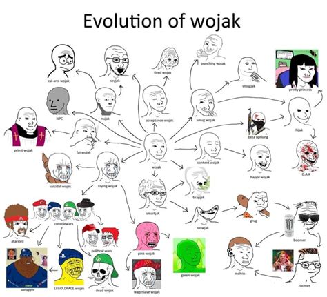 Evolution of wojak - iFunny