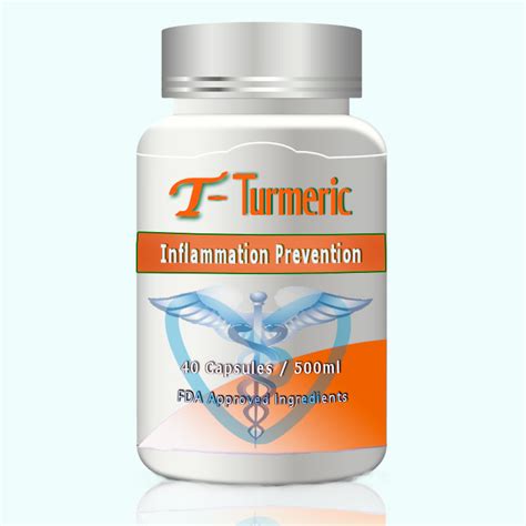 Inflammation Prevention T-Turmeric FDA Doctor Approved Ingredients