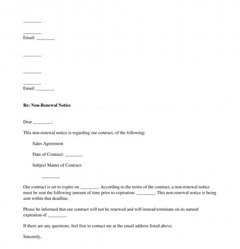 Sample Letter Of Agreement Renewal