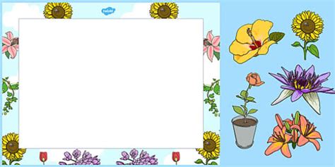 Flower Theme for PowerPoint - Editable PowerPoint Background