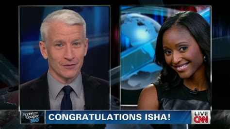 Anderson Cooper congratulates Isha Sesay - CNN Video