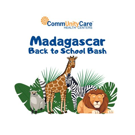 MADAGASCAR BACK TO SCHOOL BASH, CommUnityCare: North Central Health Center, Austin, 12 August 2023