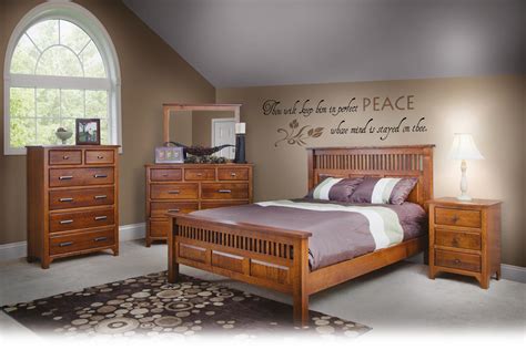 Mission Style Bedroom Sets / Mission Style Medium Oak Finish Bedroom w/Optional Items / View our ...