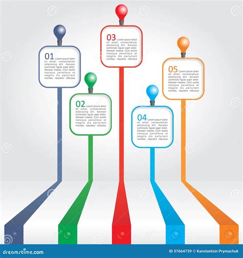 Creative Light Bulb Abstract Charts And Graphs Royalty Free Stock Images - Image: 37664739