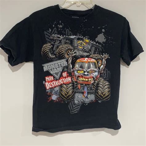 Monster Jam Shirts & Tops | Kids Monster Jam Monster Truck T Shirt ...