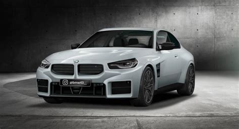 フルモデルチェンジ版・BMW新型M2(G87)のフロントバンパーが完全リーク！巨大キドニーグリルとは異なり、次期M2はカクカク顔になりそうだ ...