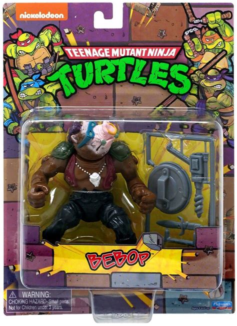 TMNT 1987 Retro Bebop Action Figure [Villains Mutant Module] | eBay