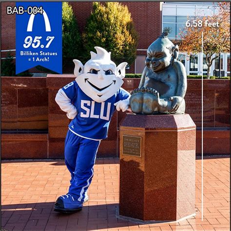 Bronze Billiken Statue SLU School Mascot - YouFine Sculpture