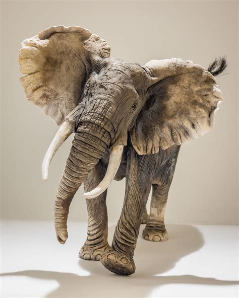 Elephant Sculpture for Sale - Nick Mackman Animal Sculpture