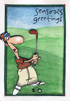 Golf Christmas Cards