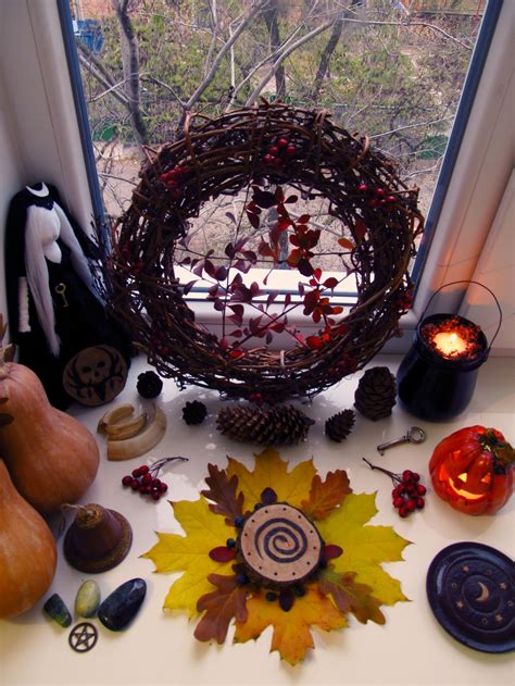 Samhain altar 2017 | Samhain altar, Samhain, Wiccan decor