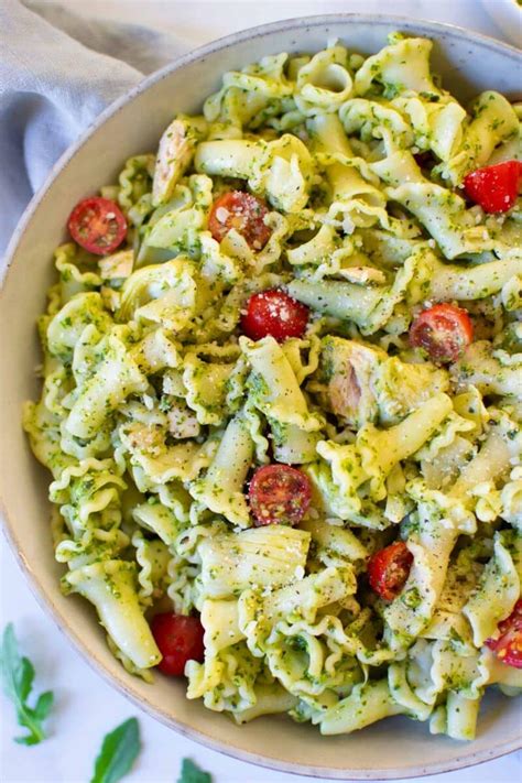 Easy Tuna Pesto Pasta Recipe | Get On My Plate