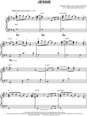 Joshua Kadison sheet music to download and print - World center of ...