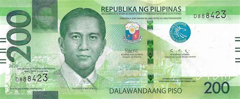 Philippines new 200-peso note (B1092a) confirmed – BanknoteNews