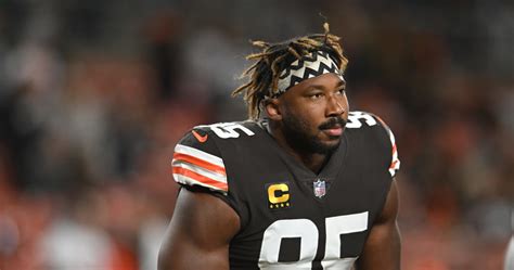 Browns' Myles Garrett Expected to Be Discharged from Hospital Monday ...