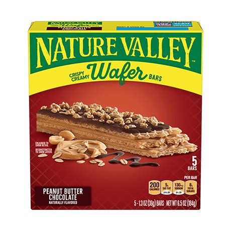 Nature Valley Peanut Butter Chocolate Wafer Bars - 6 ct