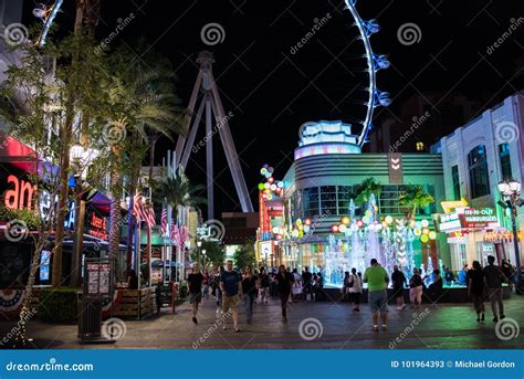 Linq and High Roller in Las Vegas Editorial Stock Photo - Image of shopping, stay: 101964393