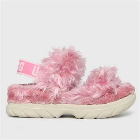 UGG Pink Fluff Sugar Slippers - ShoeFreak