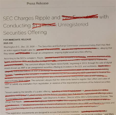 XRP Lawsuit: Ripple Fires Back At SEC For Seeking Financial Statements ...