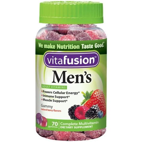 6 Pack - Vitafusion Men's Daily Multivitamin Gummy 70 ea - Walmart.com - Walmart.com