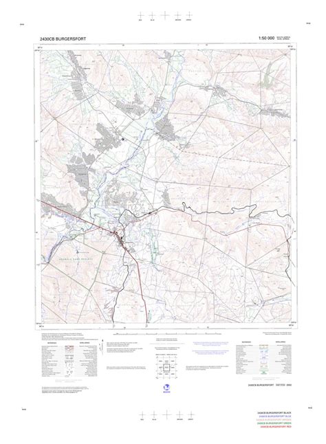 2430CB BURGERSFORT Map by Chief Directorate: National Geo-spatial ...