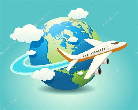 Airplane Travel Stock Illustration by ©solid-istanbul #12390723