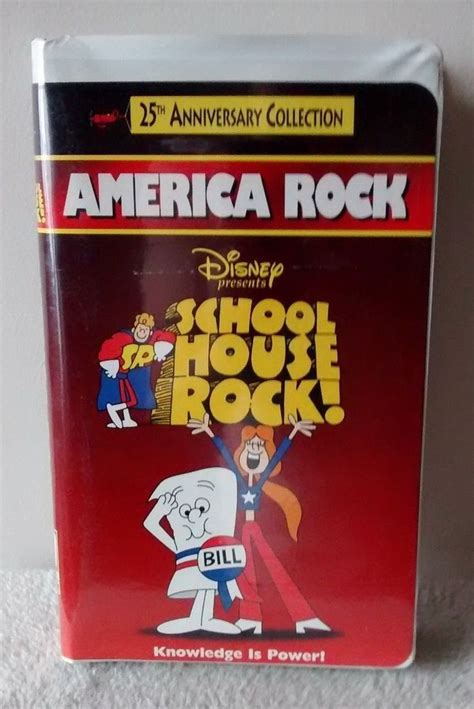 Schoolhouse Rock - America Rock (VHS, 1998) | School house rock ...