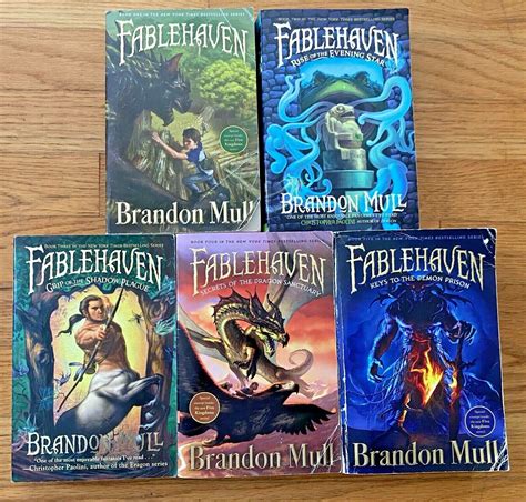 Lot 5 FABLEHAVEN Books #1-5 Brandon Mull Rise of the Evening Star Grip | eBay