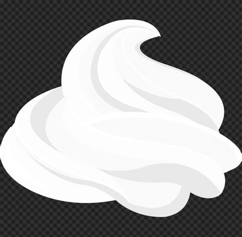 HD Cupcake Icing White Cream Cartoon Illustration PNG | Citypng