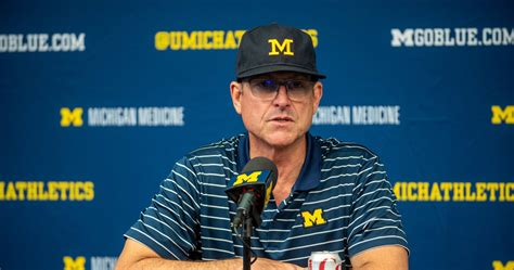 Jim Harbaugh: I Have No Knowledge of Michigan CFB Team Allegedly ...