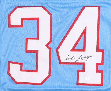 Earl Campbell Signed Career Highlight Stat Jersey (JSA) | Pristine Auction