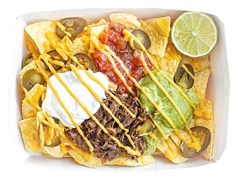 Classic nachos ADD pulled beef +£1.50 - Wrap It Up!