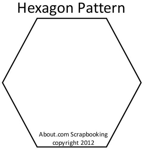 Free Hexagon Patterns for Scrapbooking and Card Making: Free Hexagon Pattern for Scrapbooking ...