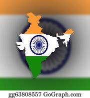 11 India Map With States And Boundary And Flag Stock Illustrations | Royalty Free - GoGraph