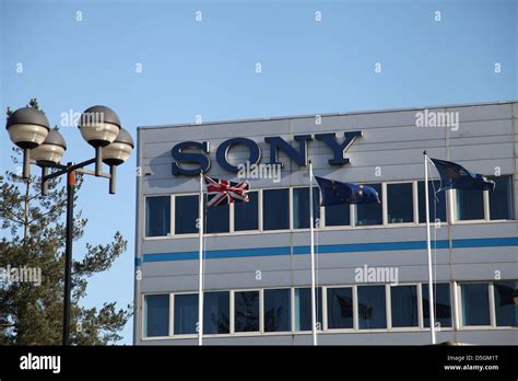 Basingstoke,UK. 2nd April 2013 - A general view of the Sony Europe ...