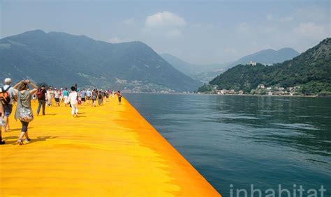 The Floating Piers by Christo at Lake Iseo Floating Architecture, Lake Iseo, Lets Get Lost, Walk ...