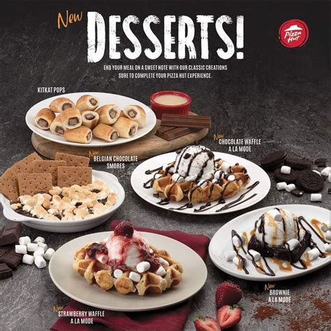 New Pizza Hut Desserts | Pizza hut dessert, Desserts, New pizza