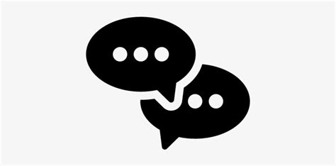 Chat Bubbles Vector - Social Conversation Icon Transparent PNG ...