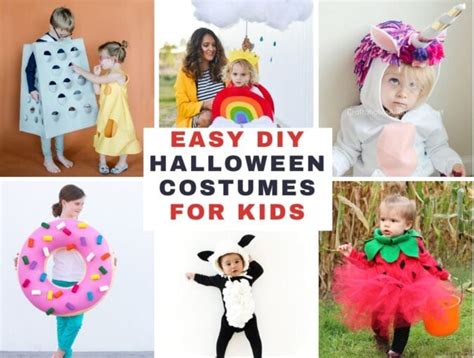 32+ EASY DIY Last-Minute Halloween Costume Ideas For Kids ⋆ Hello Sewing