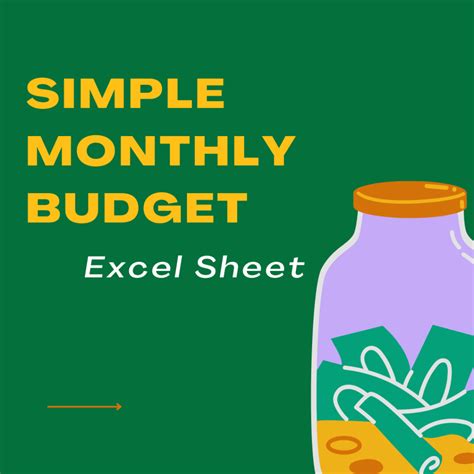 EXCEL Templates – Simple monthly budget – Stredel Consultants