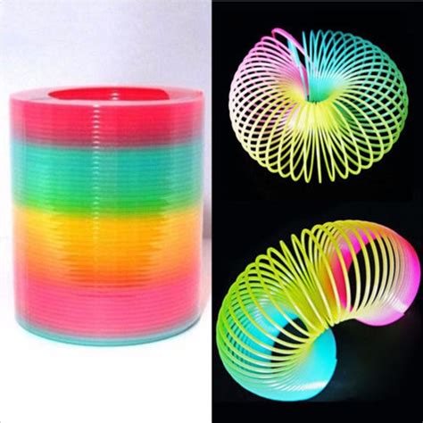 Cheap plastic slinky, Buy Quality rainbow spring directly from China ...