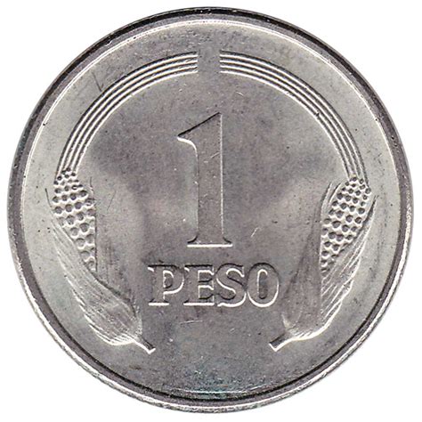 1 Peso coin Colombia - Exchange yours for cash today