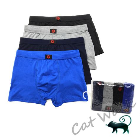 ABMA G1 High Quality 4 Pcs Men Cotton Boxer Brief Men Briefs Boxer ...