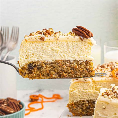 Carrot Cake Cheesecake - Easy Dessert Recipes